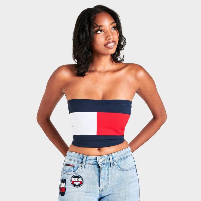 Women's Tommy Jeans Bandeau Top商品第3张图片规格展示