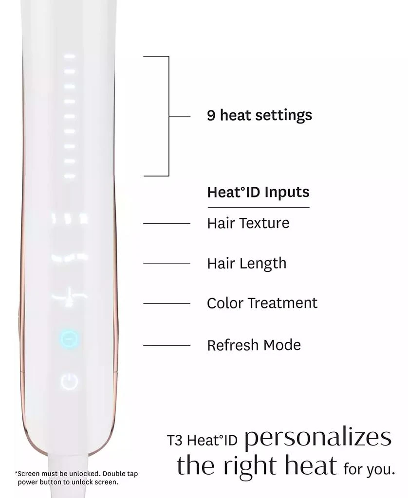 商品T3|Smooth Id 1" Flat Iron with Touch Interface,价格¥1987,第4张图片详细描述