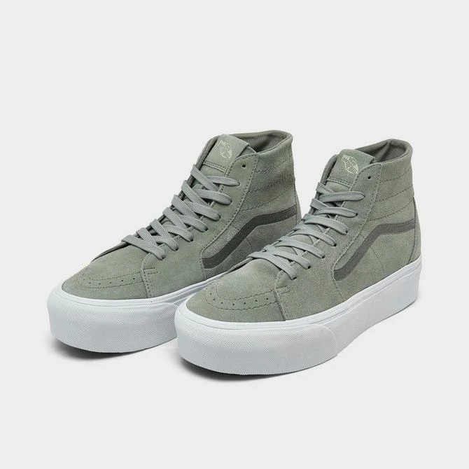 商品Vans|Vans Sk8-Hi Tapered Stackform Soft Suede Casual Shoes,价格¥186,第2张图片详细描述