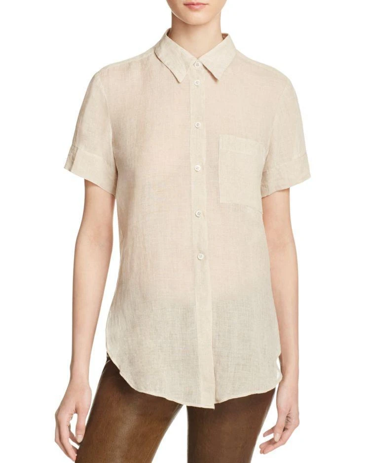 商品Theory|Hekanina Linen Shirt,价格¥764,第1张图片