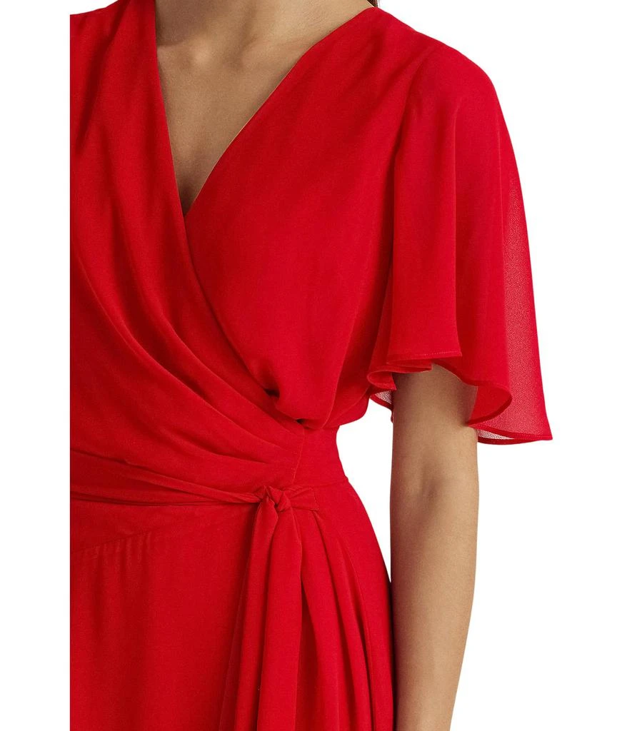 商品Ralph Lauren|Belted Georgette Dress,价格¥1079,第3张图片详细描述
