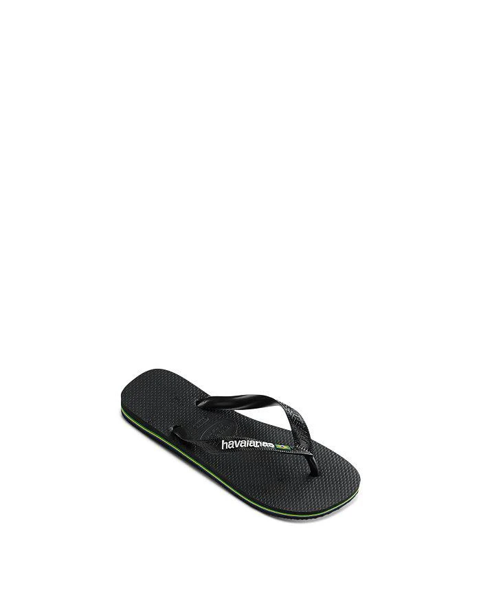 商品Havaianas|男孩(大/小童/幼儿)Boys' Brazil Logo Flip-Flops - Toddler, Little Kid, Big Kid,价格¥163,第2张图片详细描述