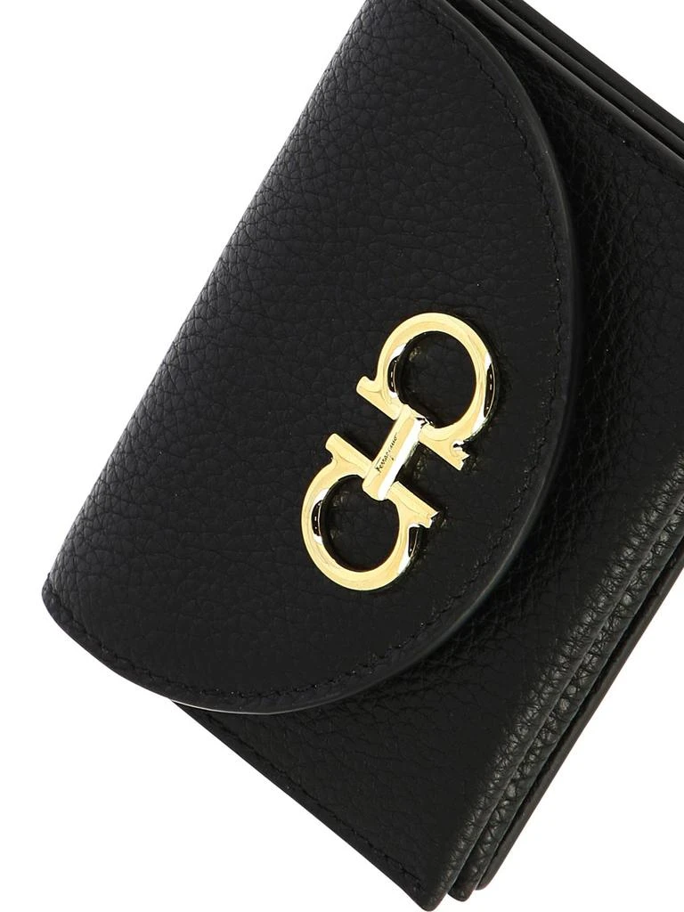 商品Salvatore Ferragamo|Gancini Wallets & Card Holders Black,价格¥2453,第4张图片详细描述