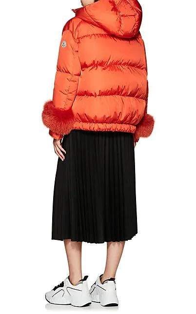 商品Moncler|Effraie Fur-Cuff Down-Quilted Puffer Jacket,价格¥4502,第4张图片详细描述