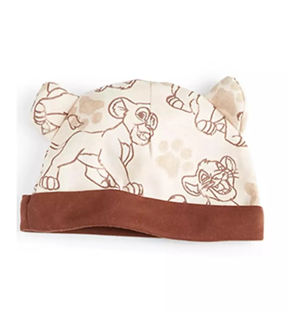 商品Disney|Baby Boys The Lion King Footed Coverall & Hat, 2 Piece Set,价格¥159,第4张图片详细描述