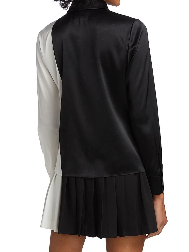 商品Alice + Olivia|Willa Combo Silk Shirt,价格¥661,第5张图片详细描述