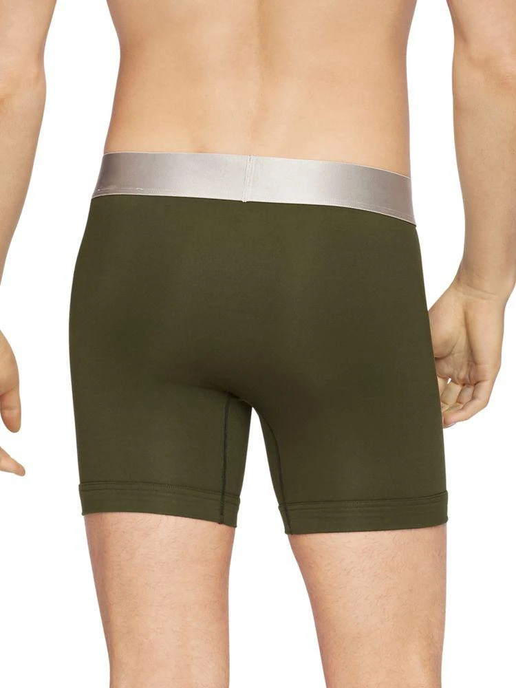 商品Calvin Klein|3-Pack Steel Micro Boxer Briefs,价格¥225,第2张图片详细描述