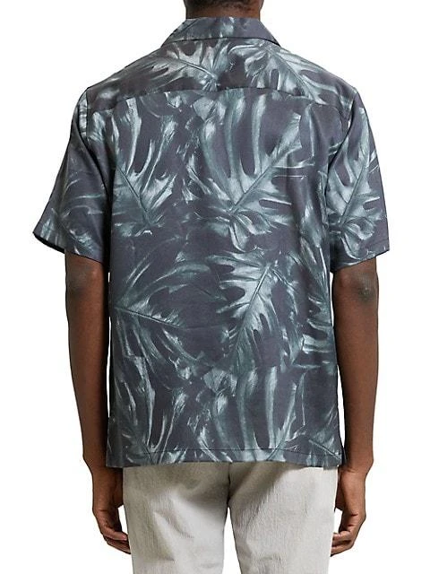 商品Theory|Noll Bold Palm Shirt,价格¥371,第4张图片详细描述