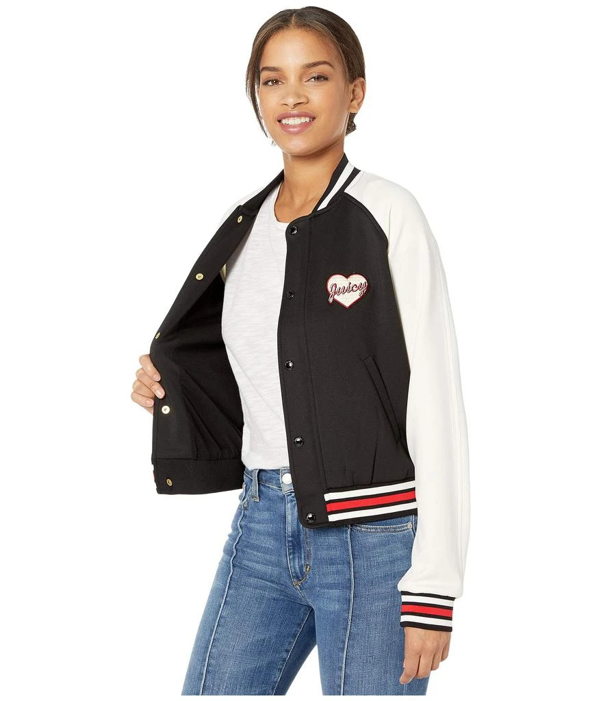 商品Juicy Couture|Juicy Letterman Tricot Track Jacket,价格¥488,第5张图片详细描述