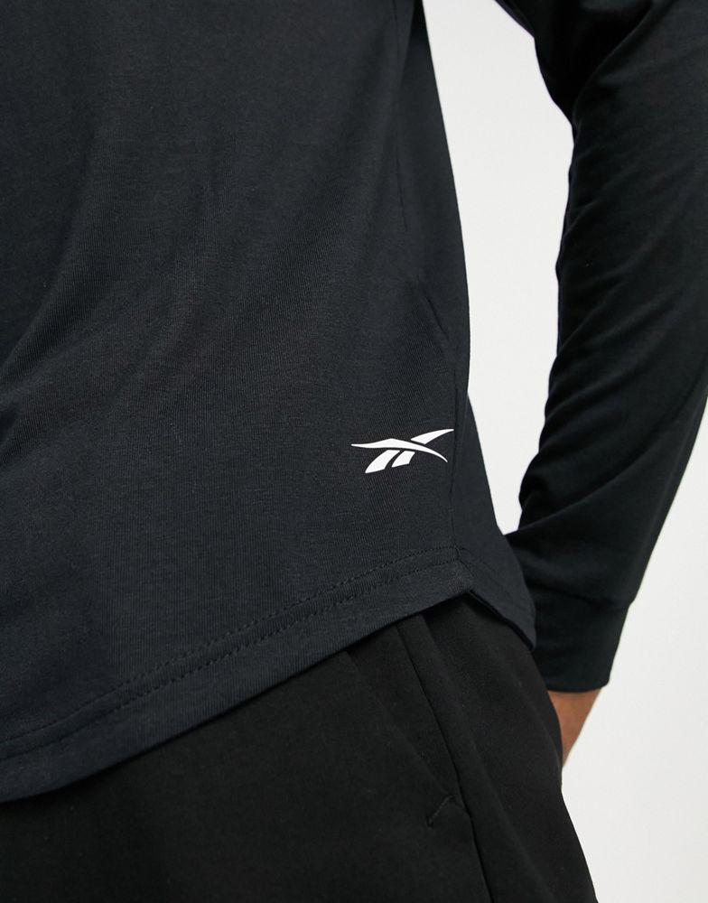 Reebok Training Dreamblend long sleeve t-shirt in black商品第3张图片规格展示