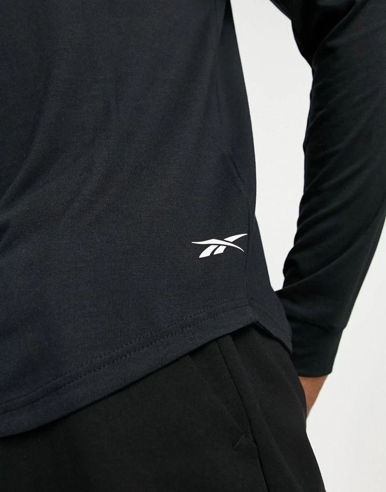 商品Reebok|Reebok Training Dreamblend long sleeve t-shirt in black,价格¥335,第3张图片详细描述