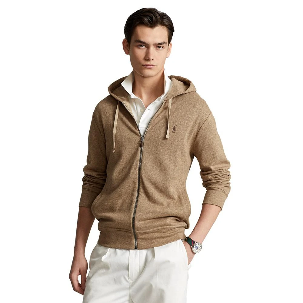 商品Ralph Lauren|Men's Herringbone Luxury Jersey Hoodie,价格¥669,第1张图片