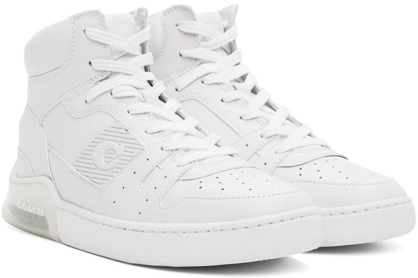 商品Coach|White Citysole High Sneakers,价格¥527,第4张图片详细描述