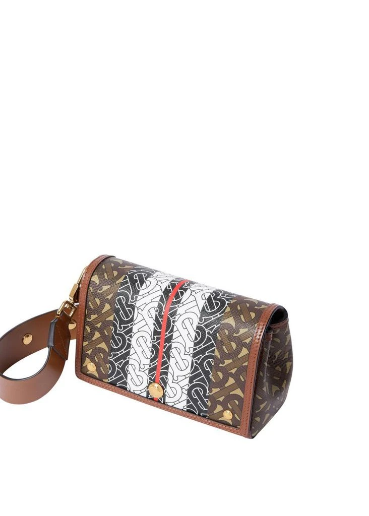 商品Burberry|Small monogram stripe e-canvas crossbody bag,价格¥8330,第3张图片详细描述