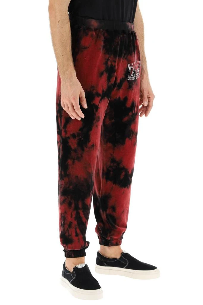 商品Aries|RHINESTONE LOGO VELOUR SWEATPANTS,价格¥1078,第3张图片详细描述