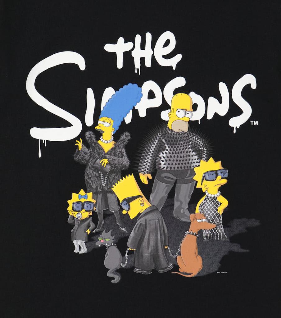 x The Simpsons ® 20th Television印花棉质T恤商品第3张图片规格展示
