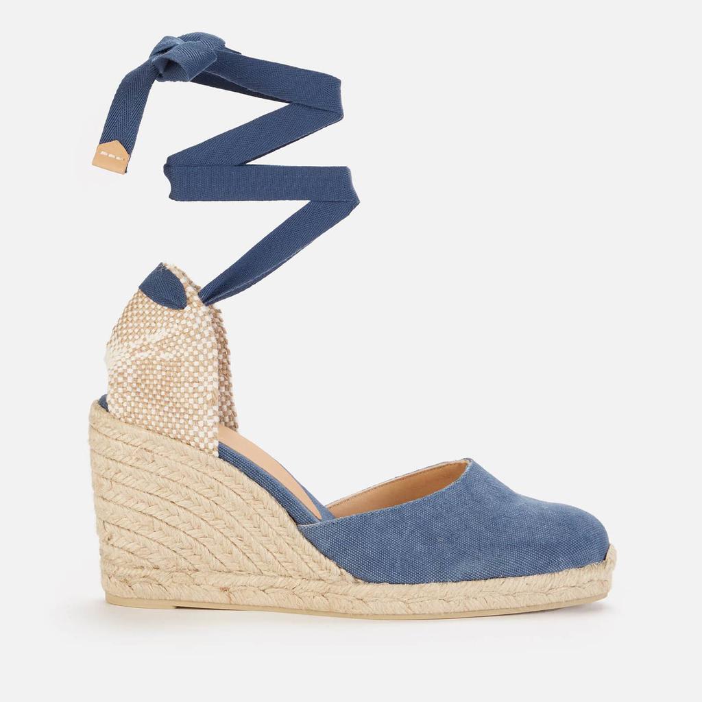 Castañer Women's Carina 8 Wedged Espadrilles - Azul denim商品第1张图片规格展示