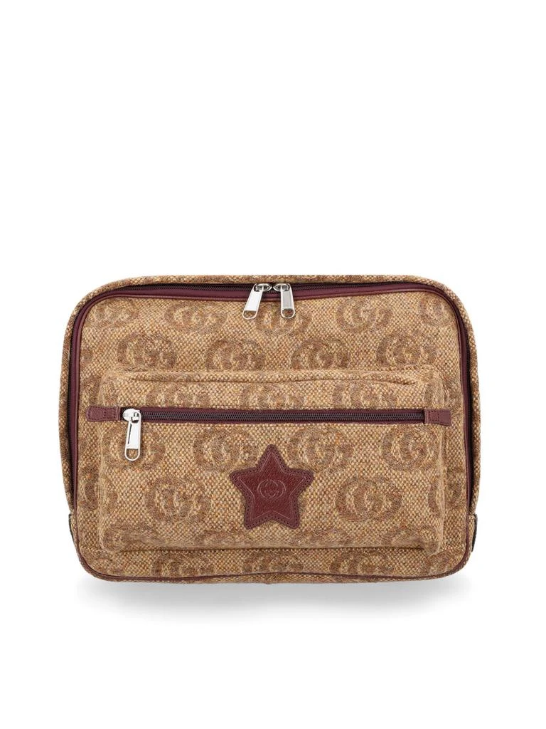 商品Gucci|Gucci Kids Double G Zip-Up Backpack,价格¥5780,第1张图片