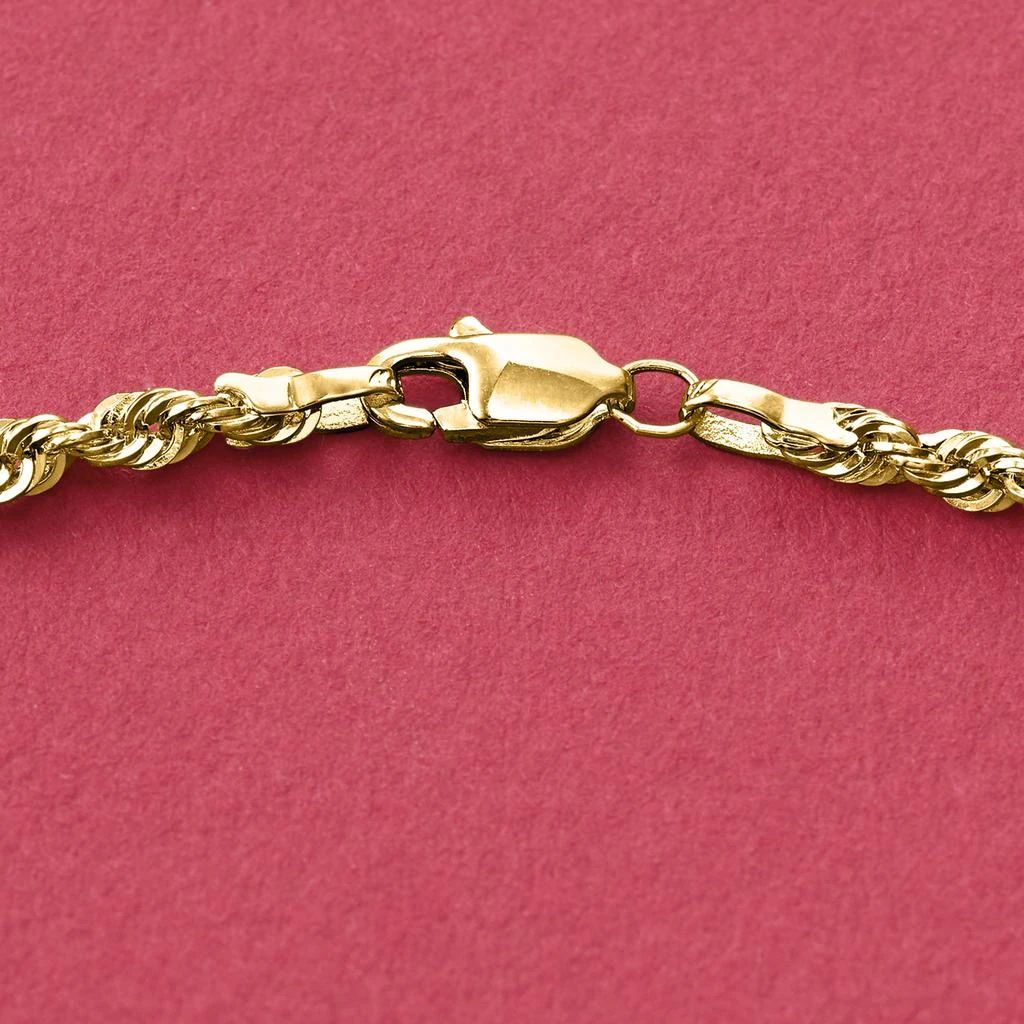 商品Ross-Simons|Ross-Simons 3.2mm 14kt Yellow Gold Rope Chain Necklace,价格¥3747,第3张图片详细描述