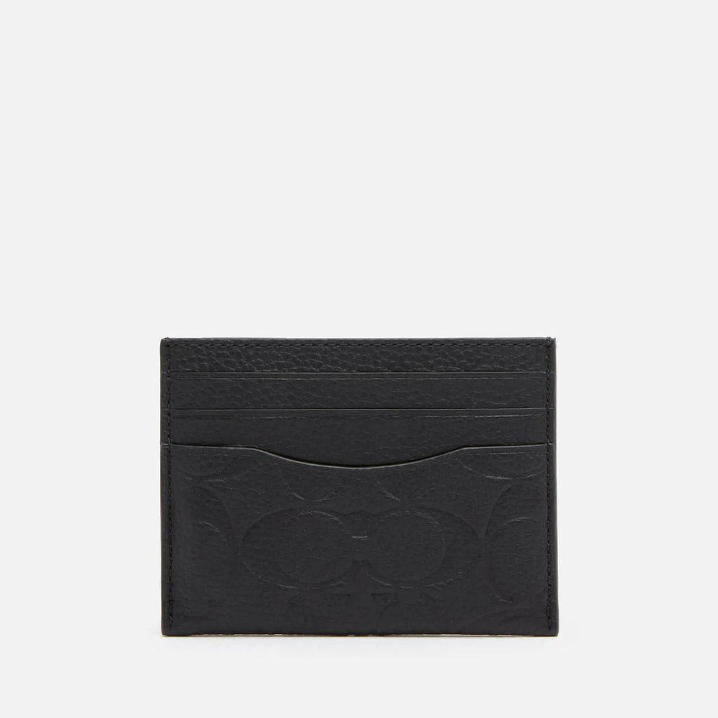 商品Coach|Coach Men's Flat Card Case - Black,价格¥672,第1张图片