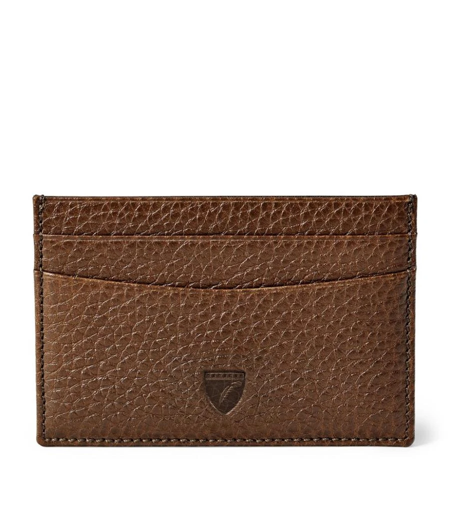 商品Aspinal of London|Grained Leather Slim Card Holder,价格¥757,第1张图片