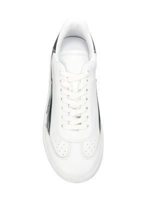 Bryce Two-Tone Bolt Leather Sneakers商品第5张图片规格展示