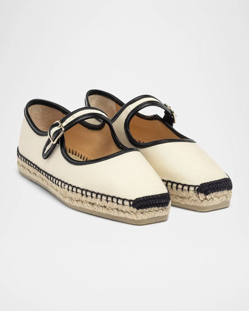 商品Castaner|Padua Bicolor Canvas Mary Jane Espadrilles,价格¥1545,第2张图片详细描述