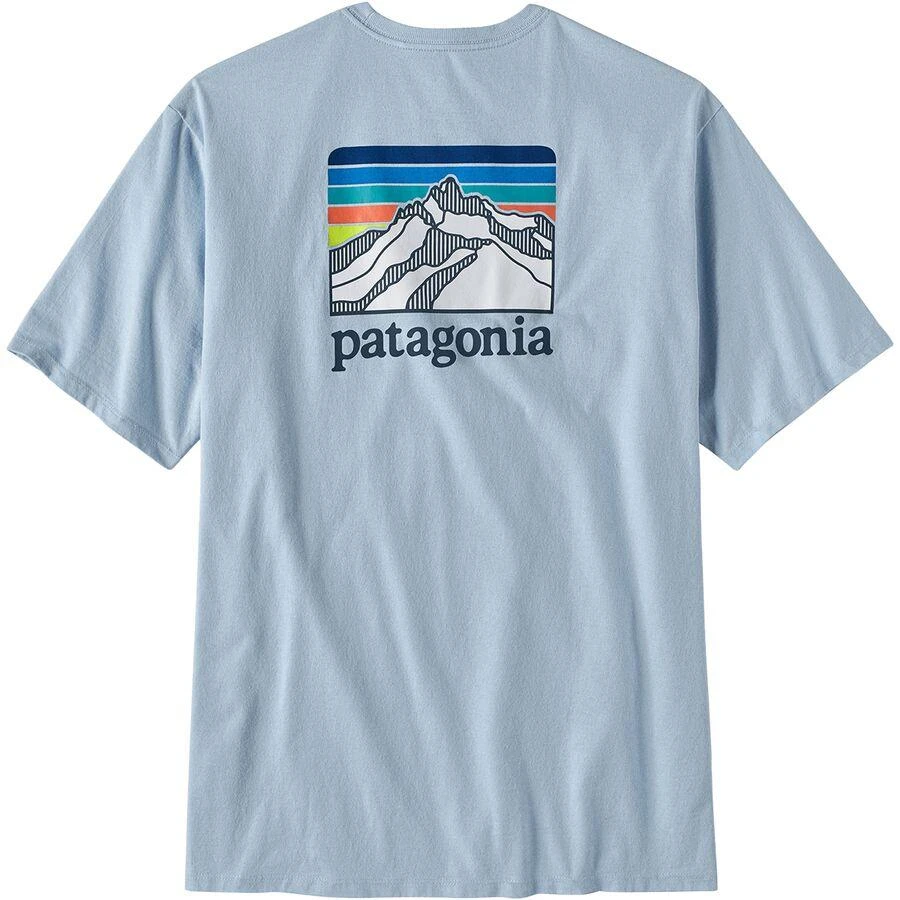 商品Patagonia|Line Logo Ridge Pocket Responsibili-T-Shirt - Men's,价格¥261,第1张图片