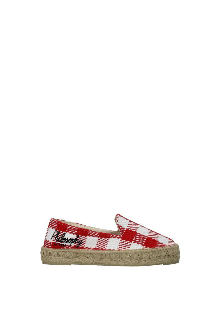 商品MANEBÍ|Espadrilles philosophy Fabric Red White,价格¥537,第1张图片