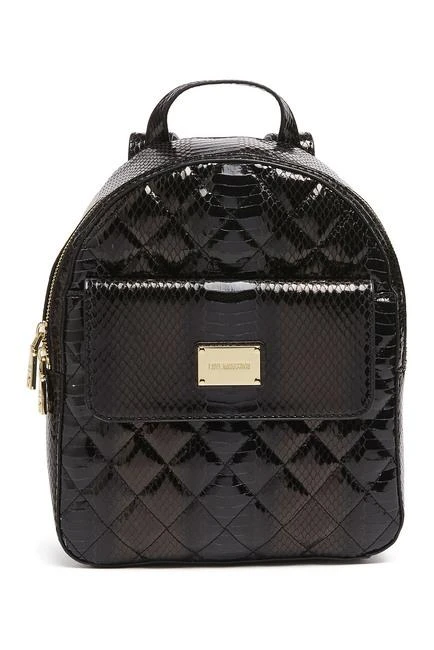 商品Moschino|Quilted Snake Embossed Backpack,价格¥899,第1张图片