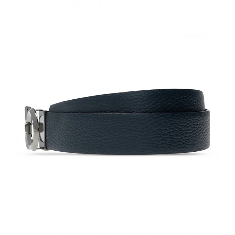 SALVATORE FERRAGAMO 男士黑色皮革腰带 67-9939-735908【包装随机，部分无包装盒】 商品