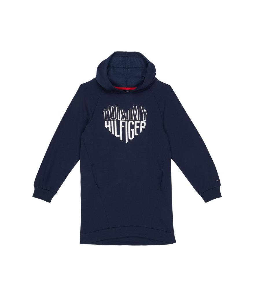 Tommy Heart Sweatshirt Dress (Big Kids)商品第1张图片规格展示
