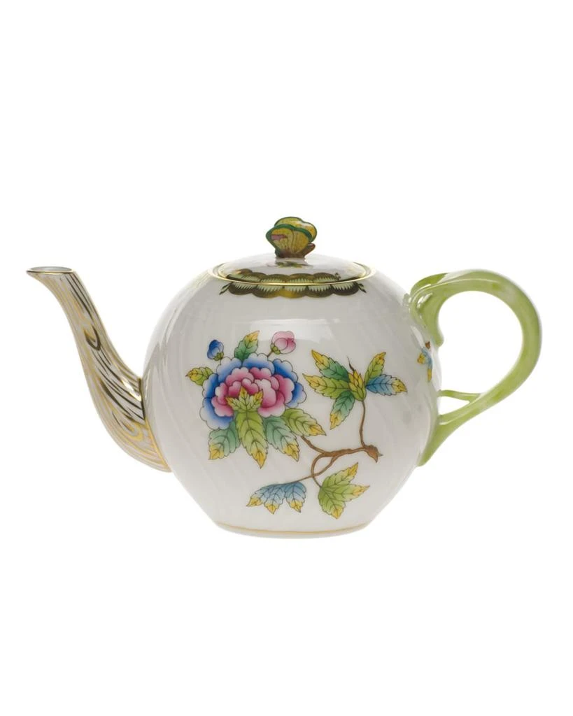 商品Herend|Queen Victoria Teapot with Butterfly Finial,价格¥2894,第1张图片