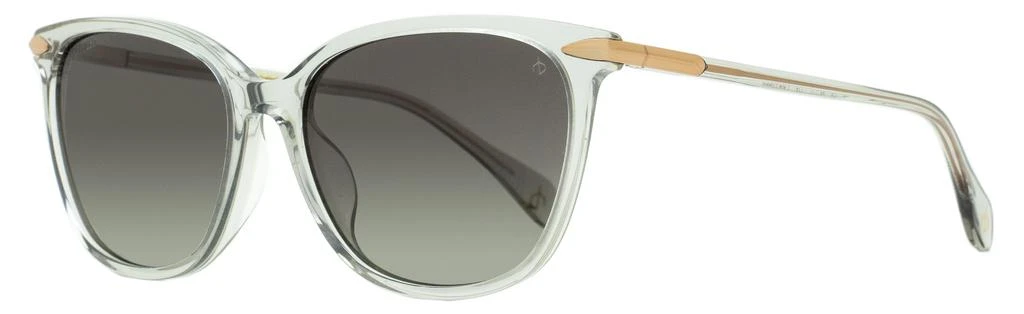 商品Rag & Bone|Rag & Bone Women's Polarized Sunglasses RNB1035S 900WJ Crystal/Bronze 55mm,价格¥436,第1张图片