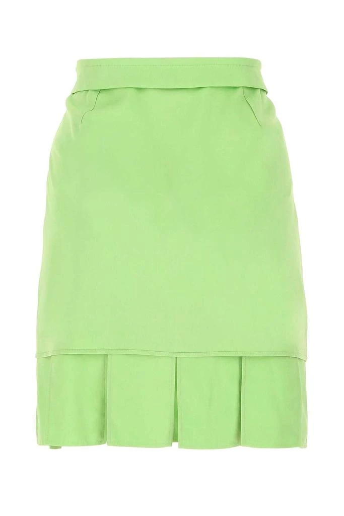 商品Bottega Veneta|Bottega Veneta Pleated Hem Mini Skirt,价格¥2399,第2张图片详细描述
