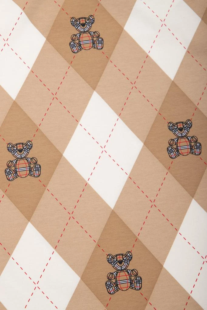 商品Burberry|Burberry Kids Thomas Bear Argyle-Printed Crewneck T-Shirt,价格¥1620,第3张图片详细描述