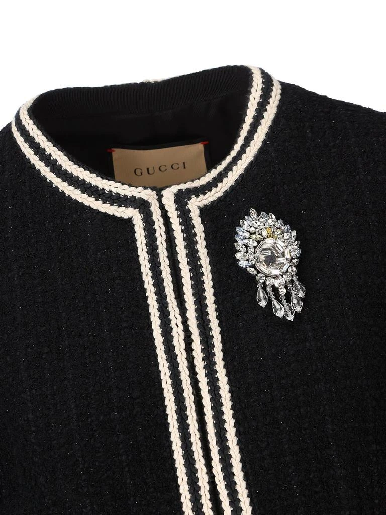 商品Gucci|Gucci Interlocking G Tweed Jacket,价格¥19038,第3张图片详细描述