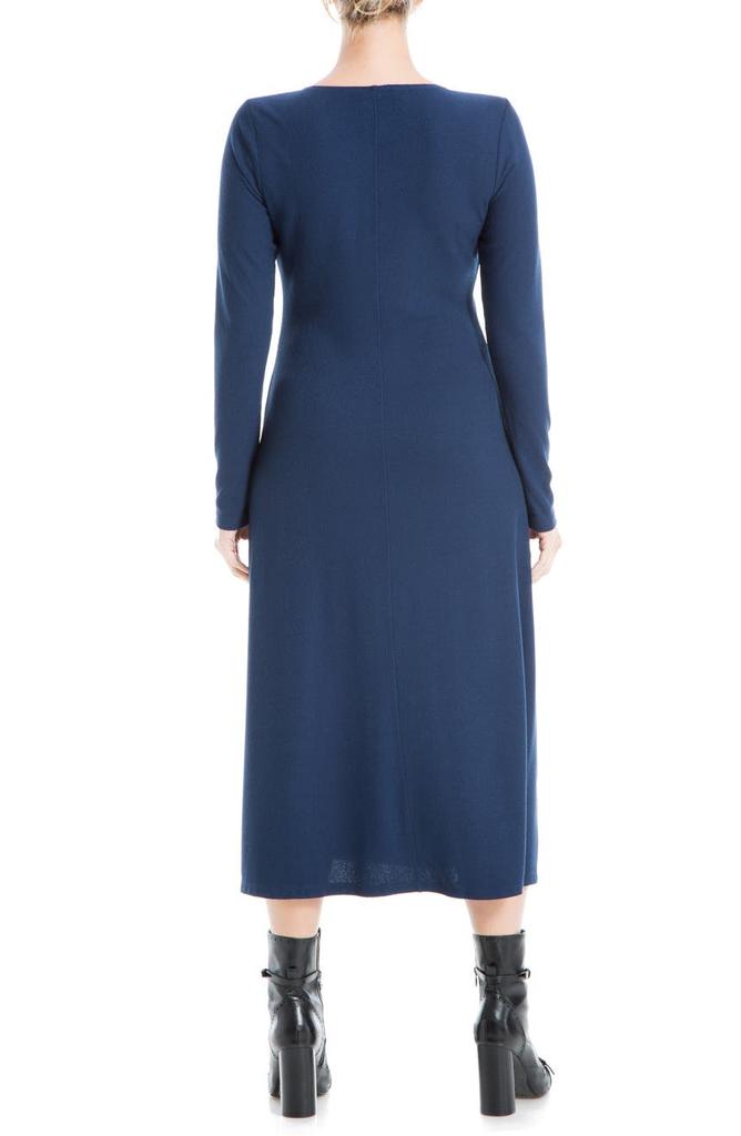 Keyhole Long Sleeve Maxi Dress商品第2张图片规格展示