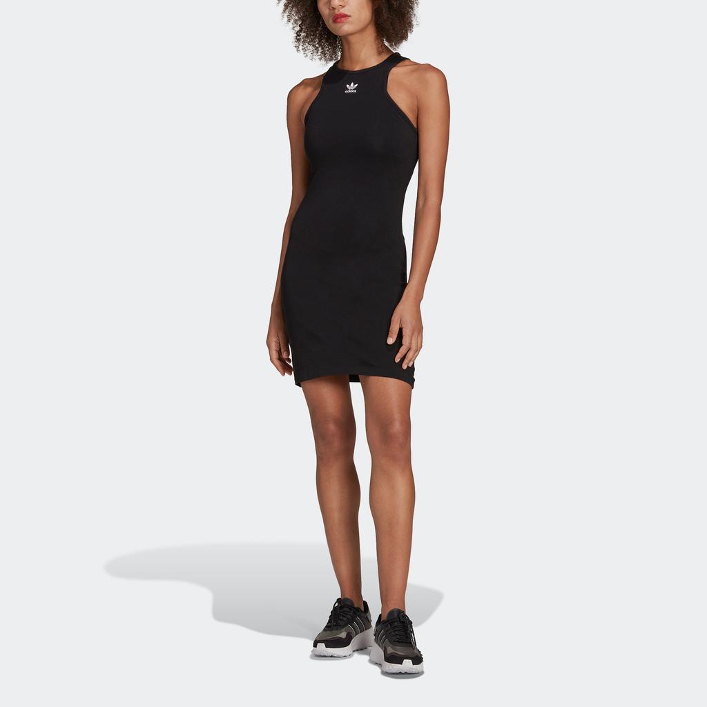 Women's adidas Adicolor Essentials Rib Tank Dress商品第8张图片规格展示