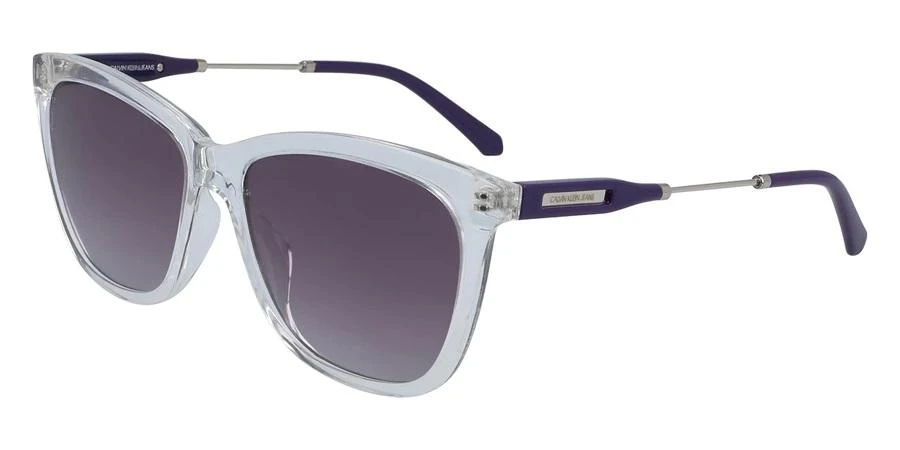 商品Calvin Klein|Grey Square Ladies Sunglasses CKJ20807S 971 57,价格¥293,第1张图片