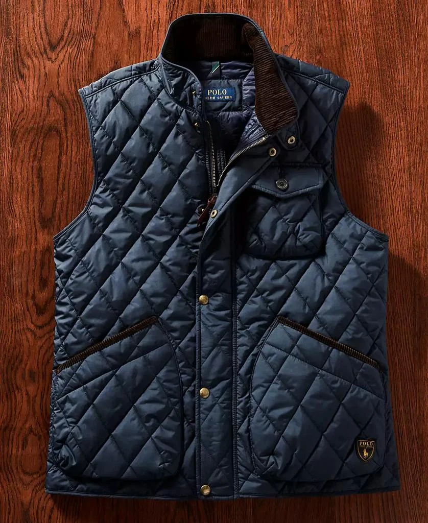 商品Ralph Lauren|Men's The Beaton Quilted Utility Vest,价格¥1883,第5张图片详细描述