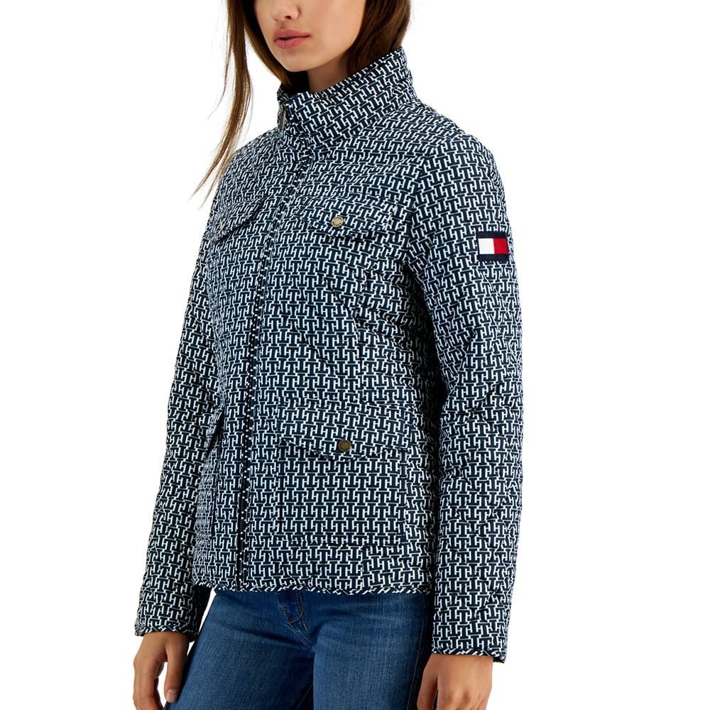 商品Tommy Hilfiger|Women's Quilted Stand-Collar Jacket,价格¥679,第5张图片详细描述