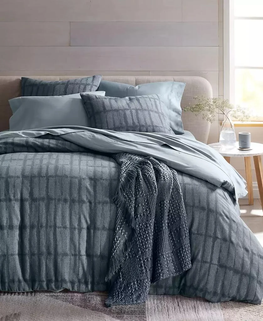 商品Oake|Indigo Stripe 3-Pc. Comforter Set, Full/Queen, Exclusively at Macy's,价格¥1111,第1张图片