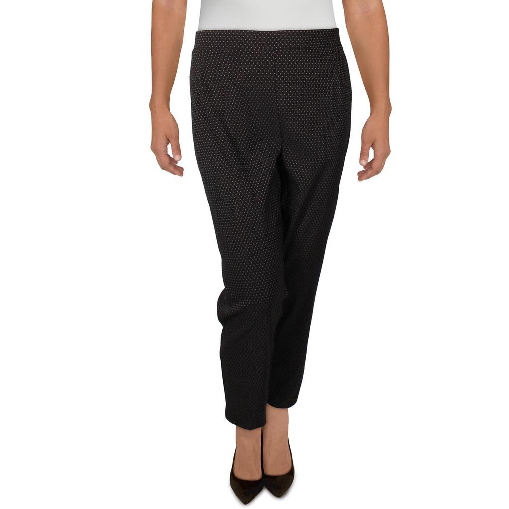 Calvin Klein Womens Plus Printed High Rise Dress Pants商品第1张图片规格展示