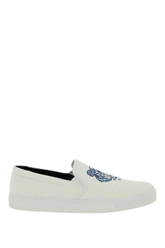 商品Kenzo|K-SKATE TIGER SLIP-ON SNEAKERS,价格¥784,第1张图片