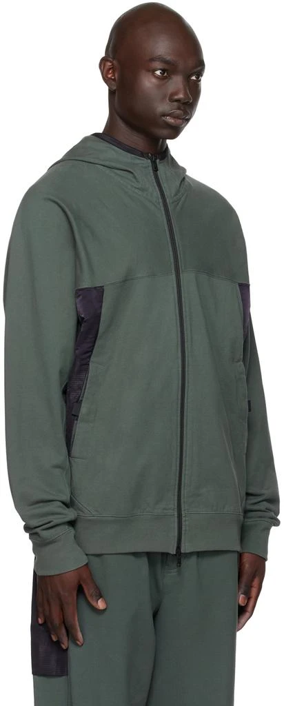 商品Y-3|Green & Black Paneled Hoodie,价格¥877,第2张图片详细描述
