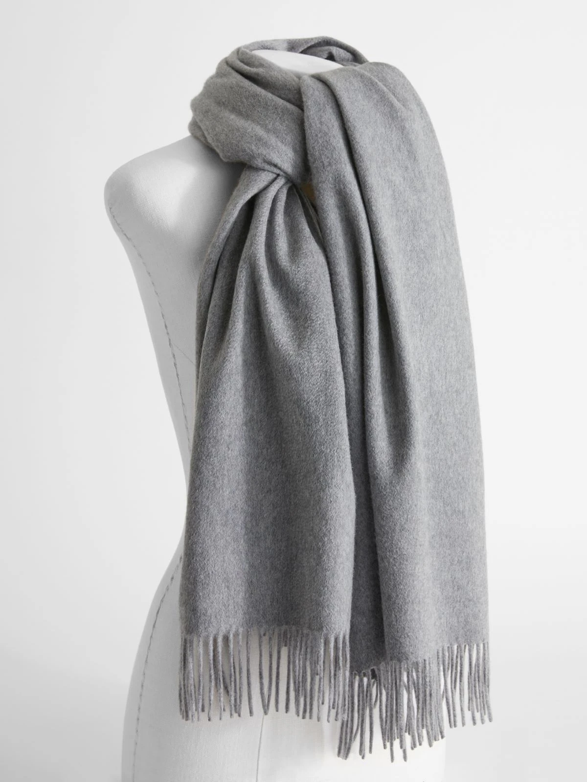 商品[国内直发] Max Mara|MAX MARA灰色 女士披肩 1546012906001-BACI,价格¥3547,第1张图片