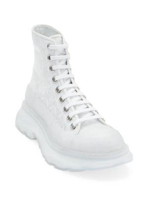 商品Alexander McQueen|Tread Slick Transparent Floral Boots,价格¥1565,第2张图片详细描述