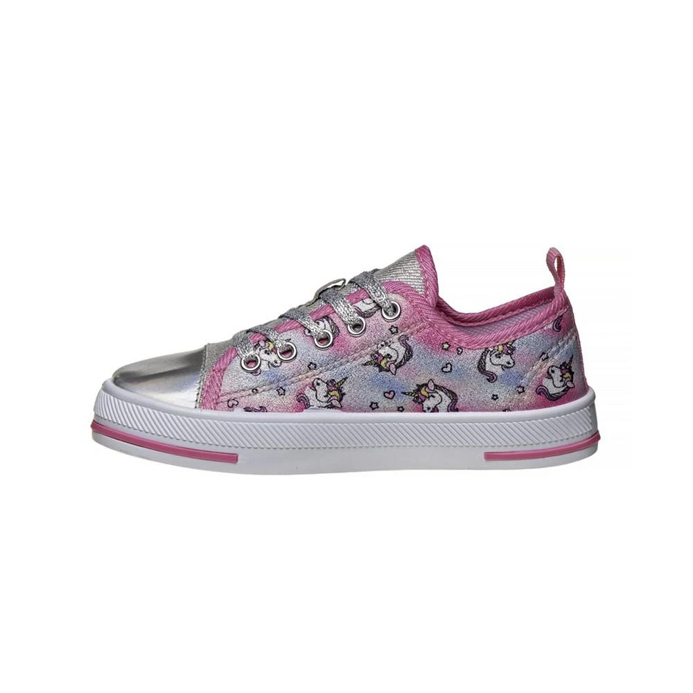 商品Kensie|Little Girls Pink Unicorn Canvas Sneakers,价格¥224,第5张图片详细描述