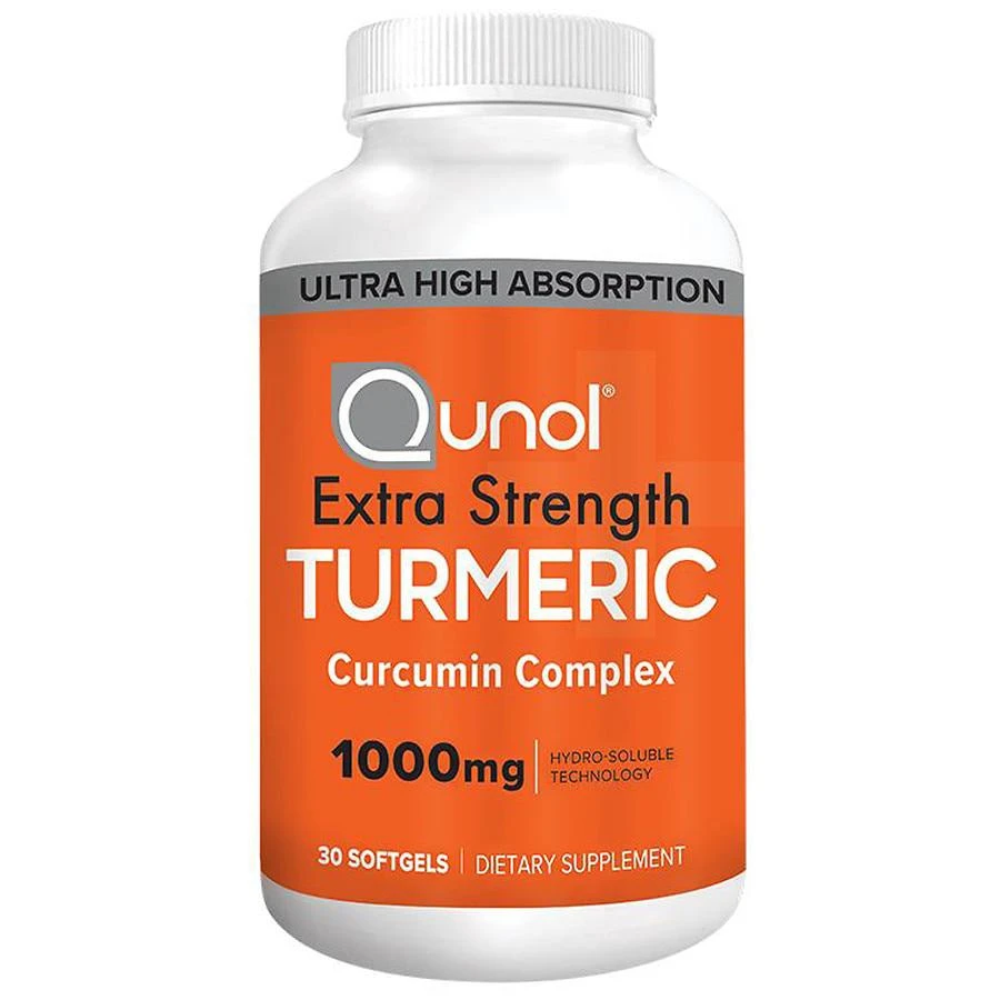 商品Qunol|Qunol姜黄素软胶囊 1000mg 30粒,价格¥193,第3张图片详细描述